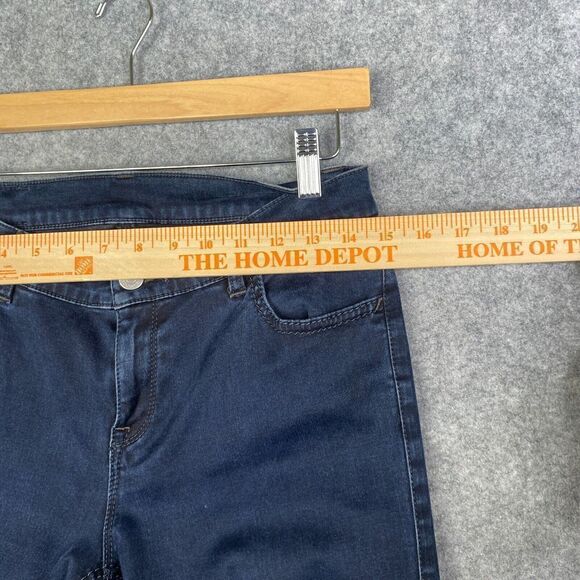 Bogner Women's Jeans Dark Blue Loose Fit High Rise Straight Leg Size US-10 Denim - Picture 5 of 12